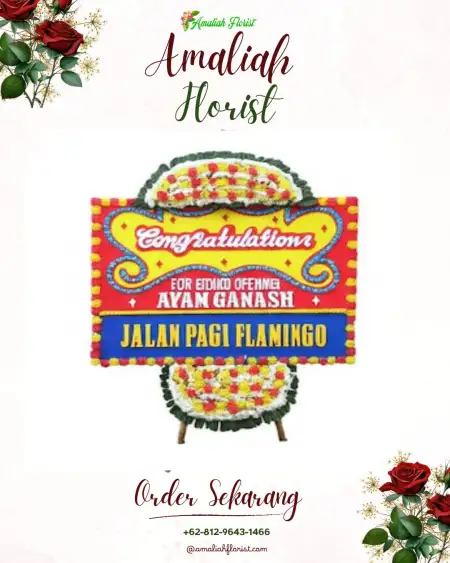 Sewa Papan Bunga Pasteur